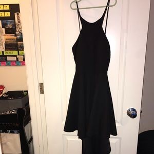 Black strap formal dress